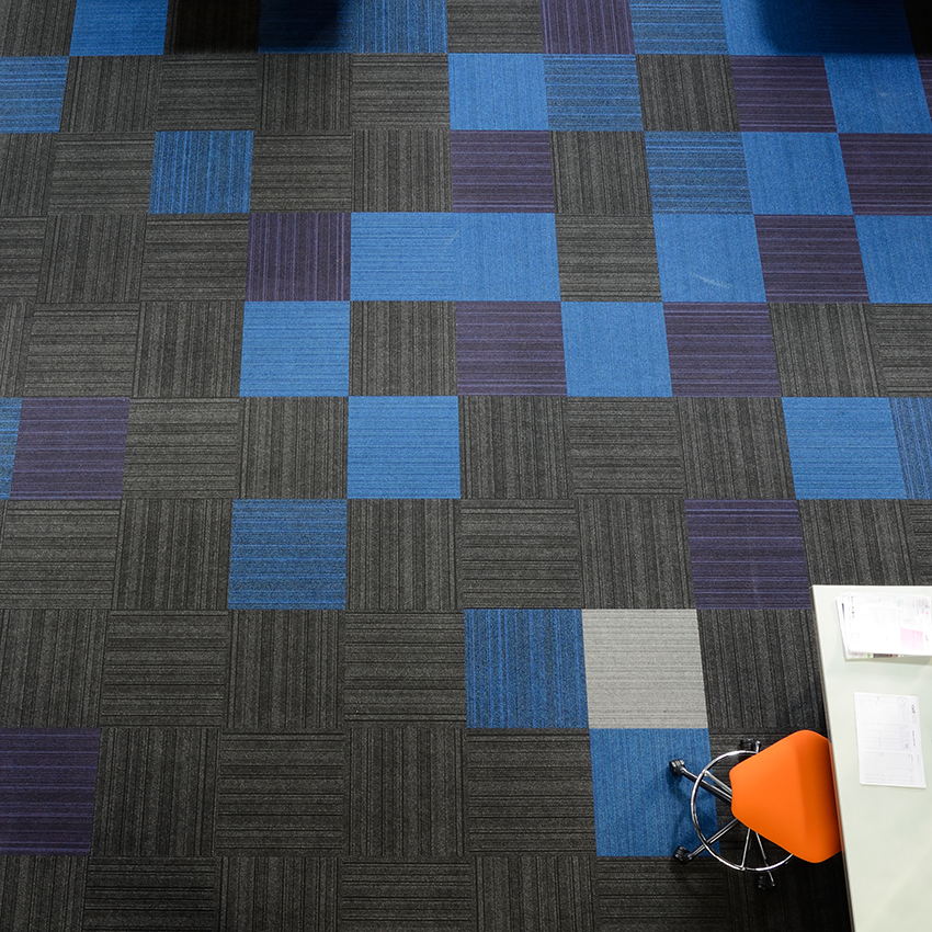 burmatex lateral and code carpet tiles at AST signs