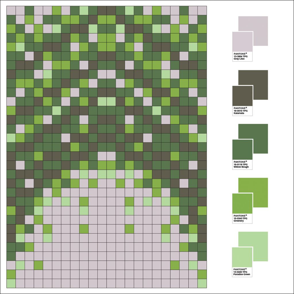 Pantone Colour of the Year - Floor Design Idea
