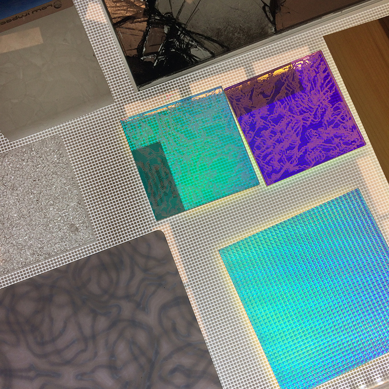 Samples in the Applelec Showroom
