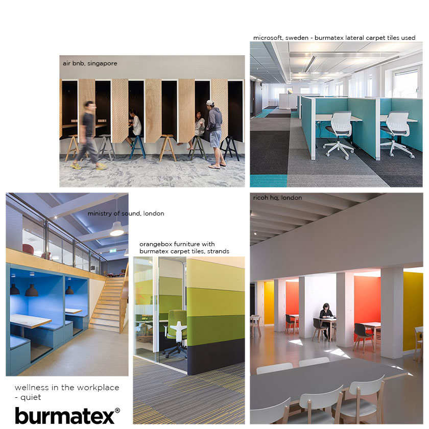 burmatex design blog-wellness in the workplace-quiet