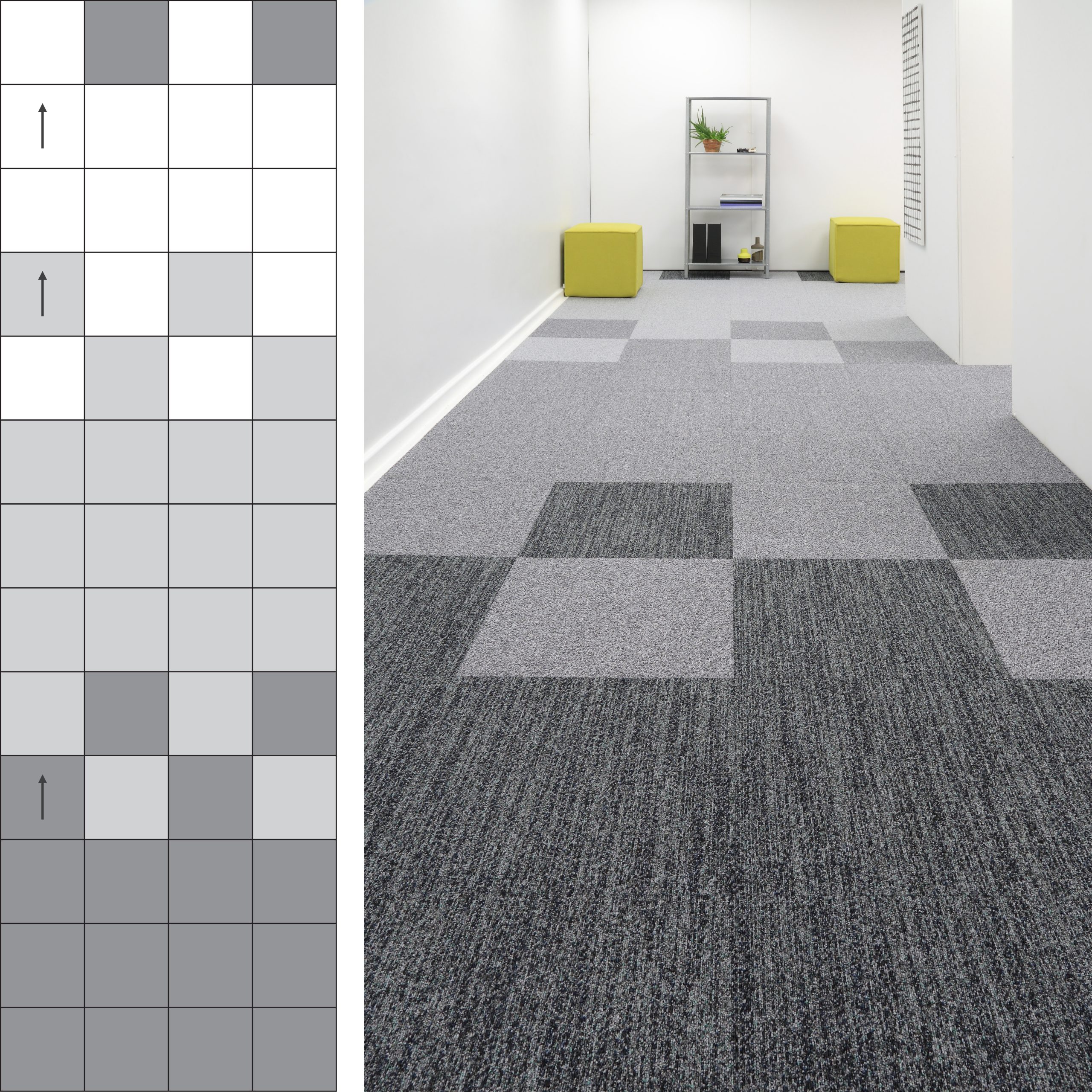 burmatex - infinity - fusion black universal grey polar ice