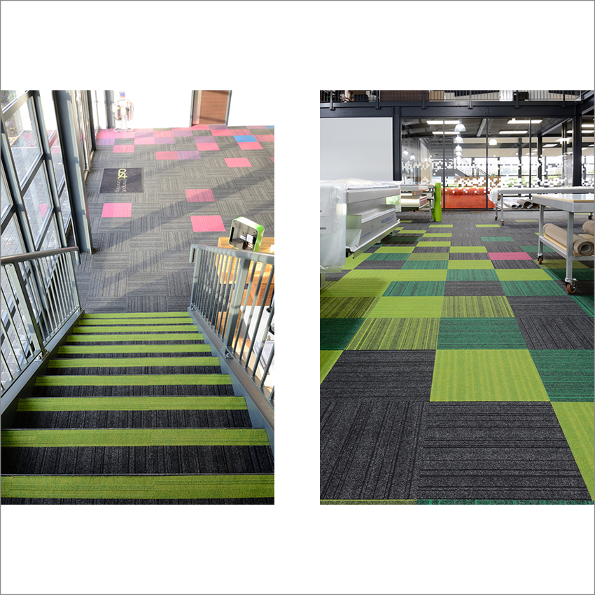 burmatex® lateral® and zip carpet tiles