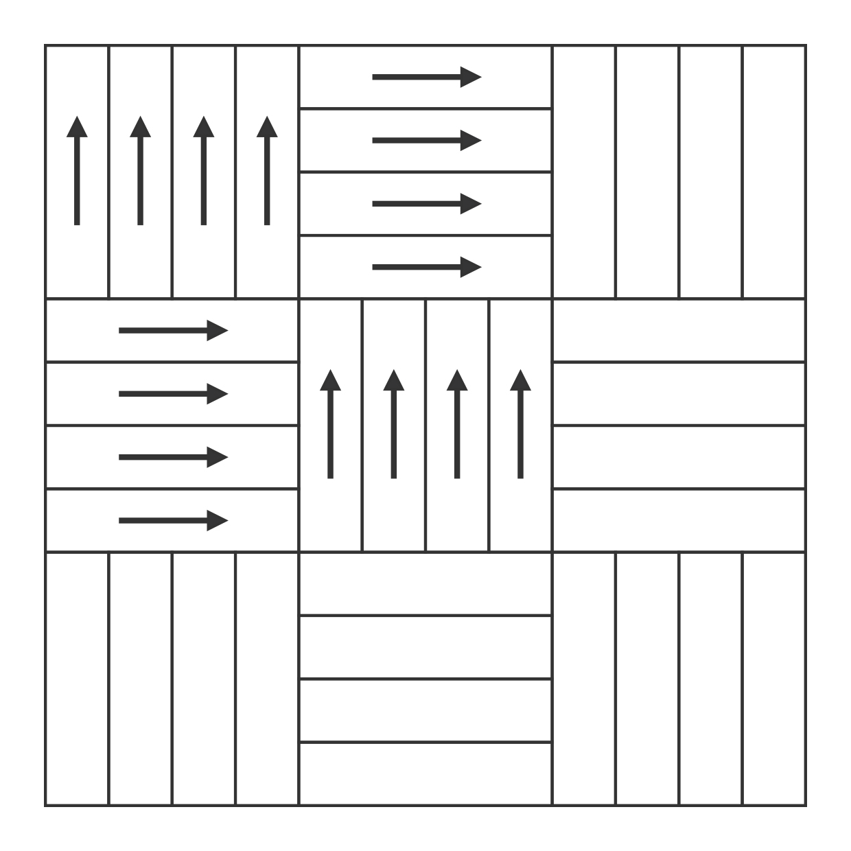 Installation Pattern - 5 Quarter Turn Plank